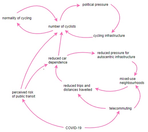 cycling culture diagram during covid